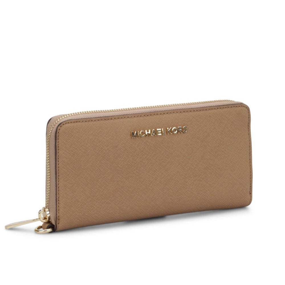 Michale Kors Continental Zip-Around Leather Wallet